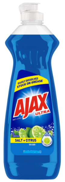 AJAX Ultra Geschirrspülmittel 'Citrus Scent + Salt' Stuck on Grease 450 ml